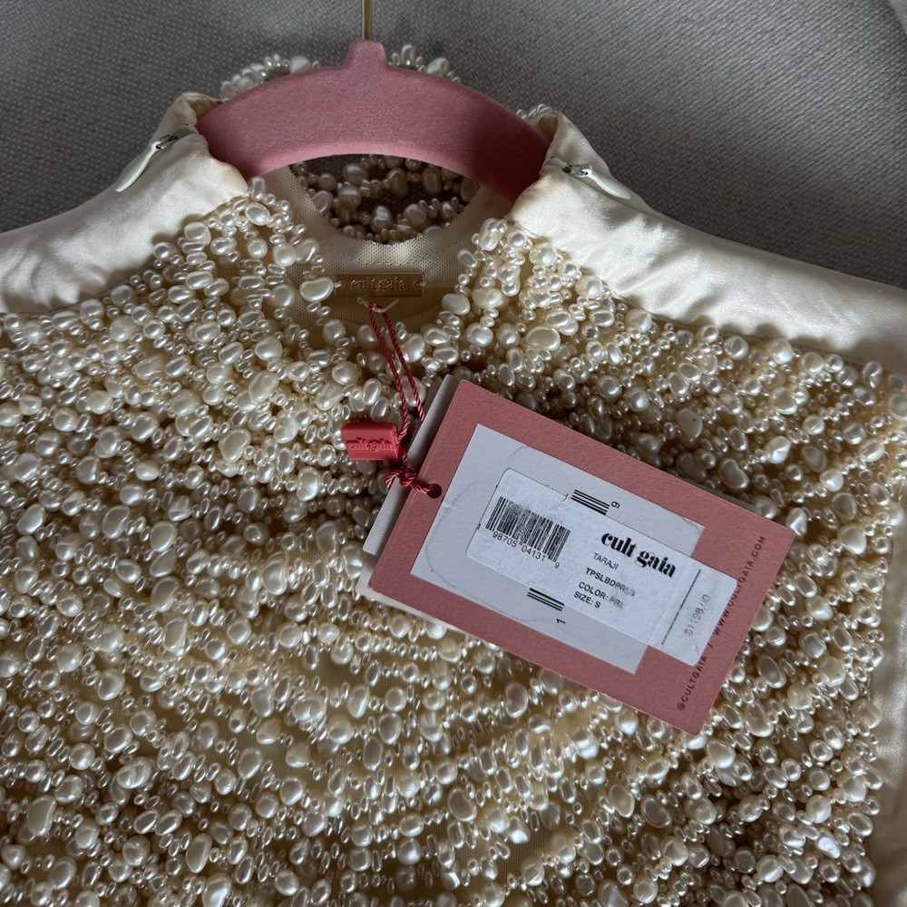 Cult Gaia TARAJI TOP, Pearl - Picture 4 of 7
